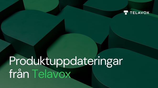 Lite smått och gott från Telavox – det här är nytt&nbsp;💫