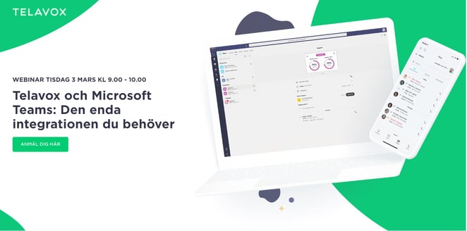 Webinar: Telavox och Microsoft Teams: Den enda integrationen du behöver