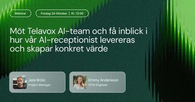 Välkommen till AI-webinar för er återförsäljare den 24 oktober!